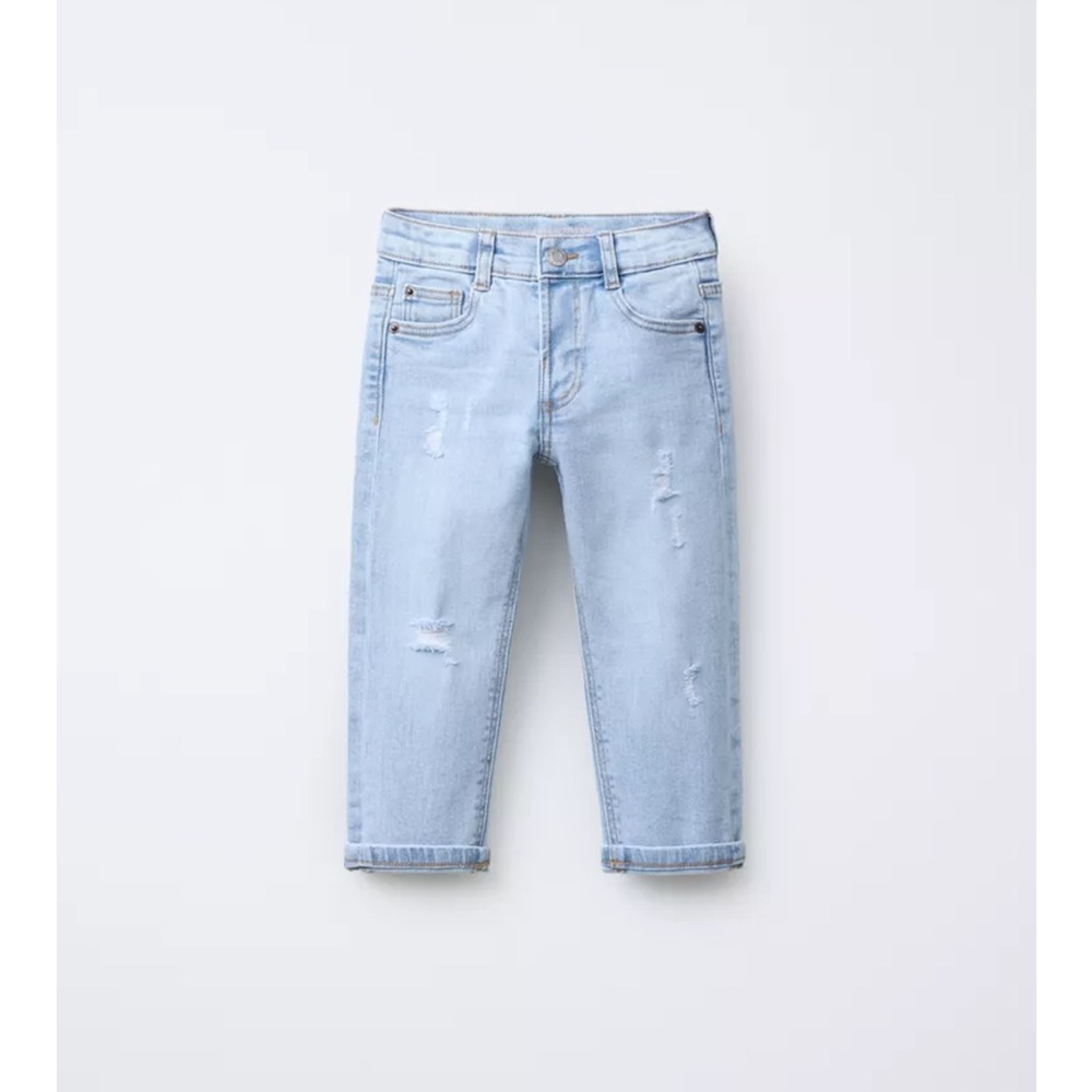 ZARA Kids Light Blue regular fit jeans